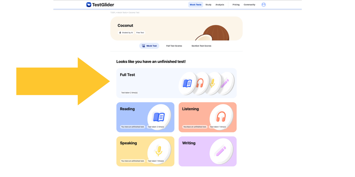 About TOEFL TestGlider